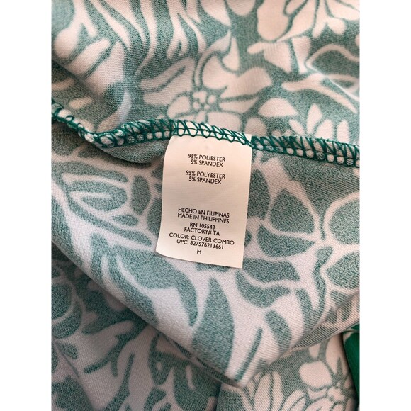 Daisy Fuentes Dress Womens M Fit & Flare Sleeveless V-Neck Midi Floral Stretch - Picture 6 of 7